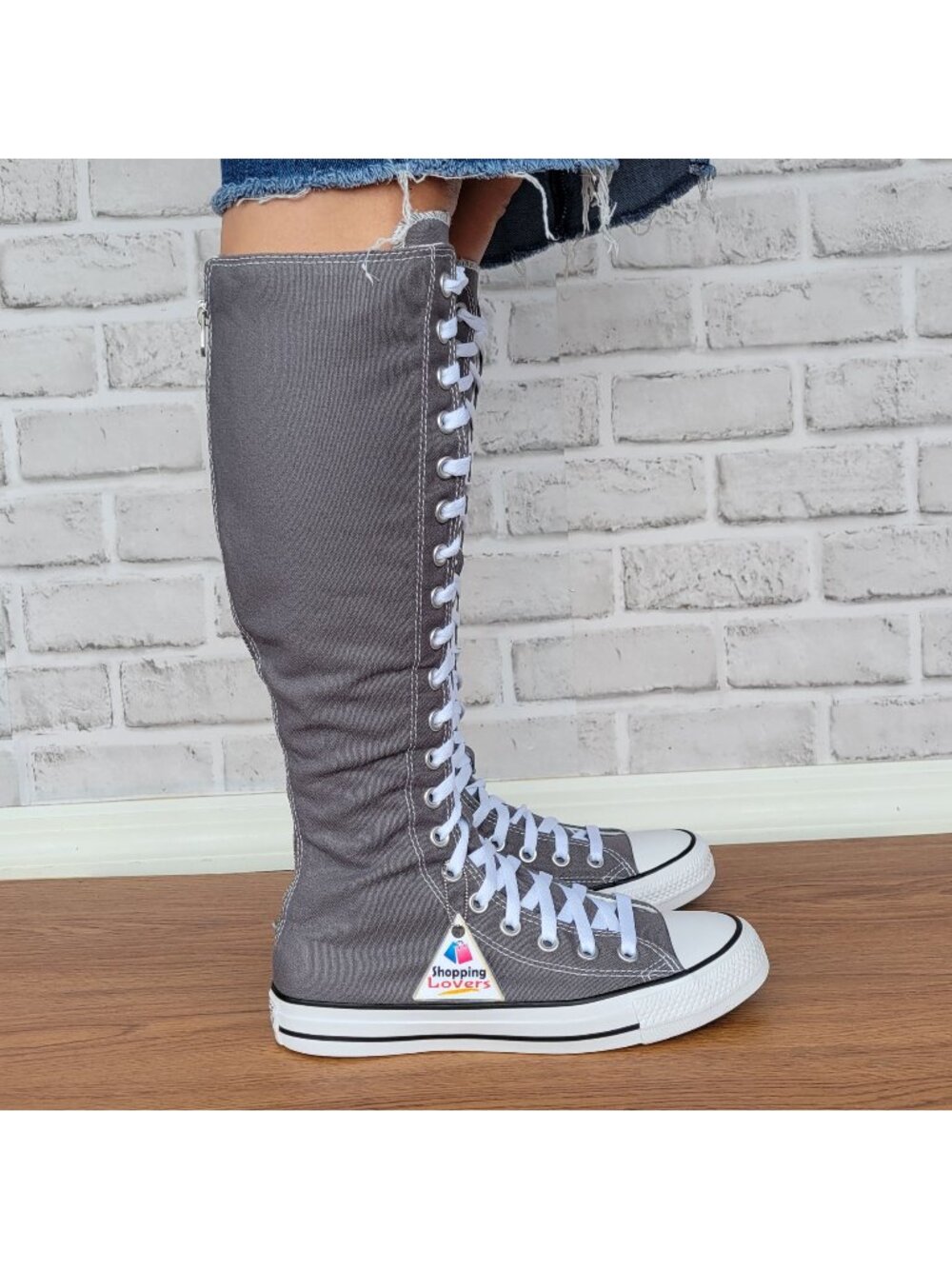 Converse Chuck Taylor All Star XXHi 5.5 Mens Knee-high Boots Shoes Gray A12319C